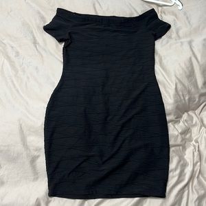 Guess black mini dress